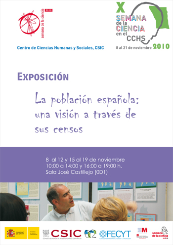 Exposición La población española